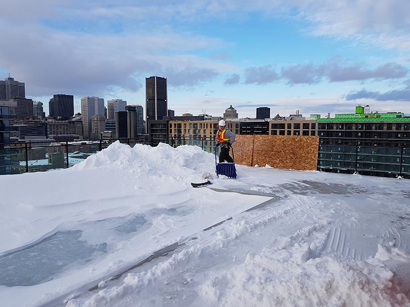 Déneigement de toiture Saint-Jérôme