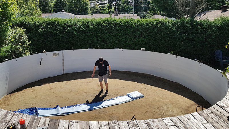 Installation piscine
